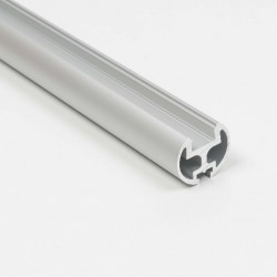 Штанга кругла UNO LED, срібло - Raumplus